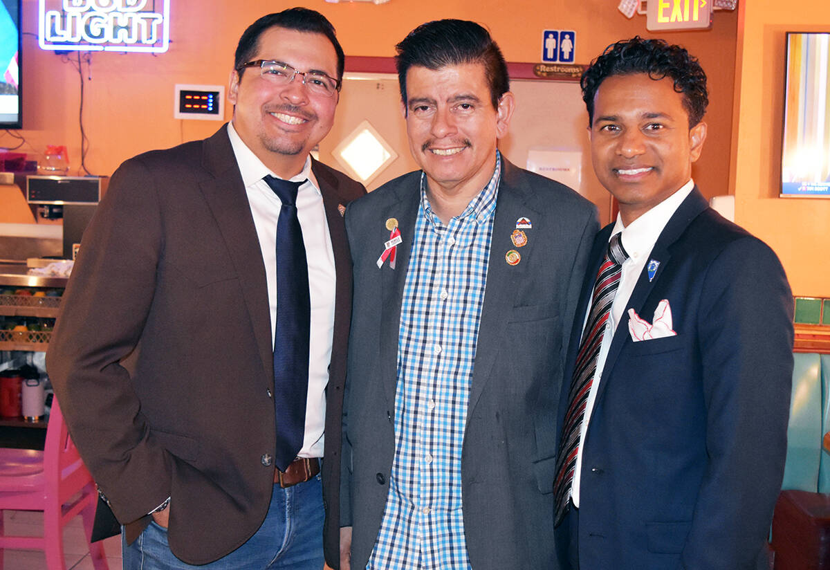 Los legisladores latinos, agrupados en el Caucus Legislativo Latino de Nevada prestaron juramen ...