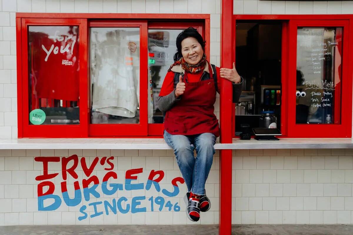 Sonia Hong, de Irv's Burgers, que está previsto para la zona de alimentos Eat Your Heart Out d ...