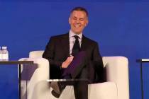 Craig Billings, director ejecutivo de Wynn Resorts Ltd., habla en Global Gaming Expo (G2E) en T ...