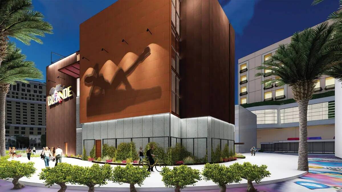 An artist's rendering of Bottle Blonde, a restaurant and nightlife venue planned for the Las Ve ...