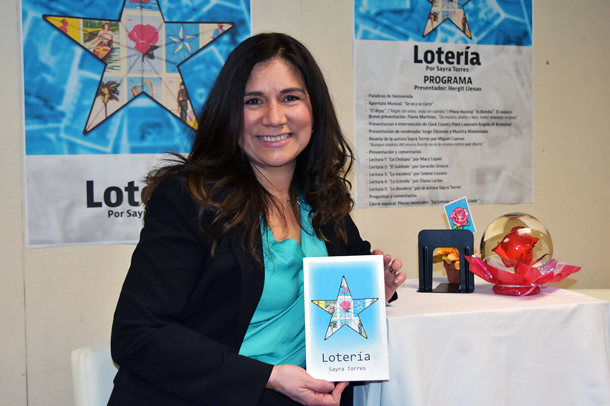 Presentó Sayra Torres libro “Lotería” en Centro Cultural Dondero Las Vegas Review-Journal en Español