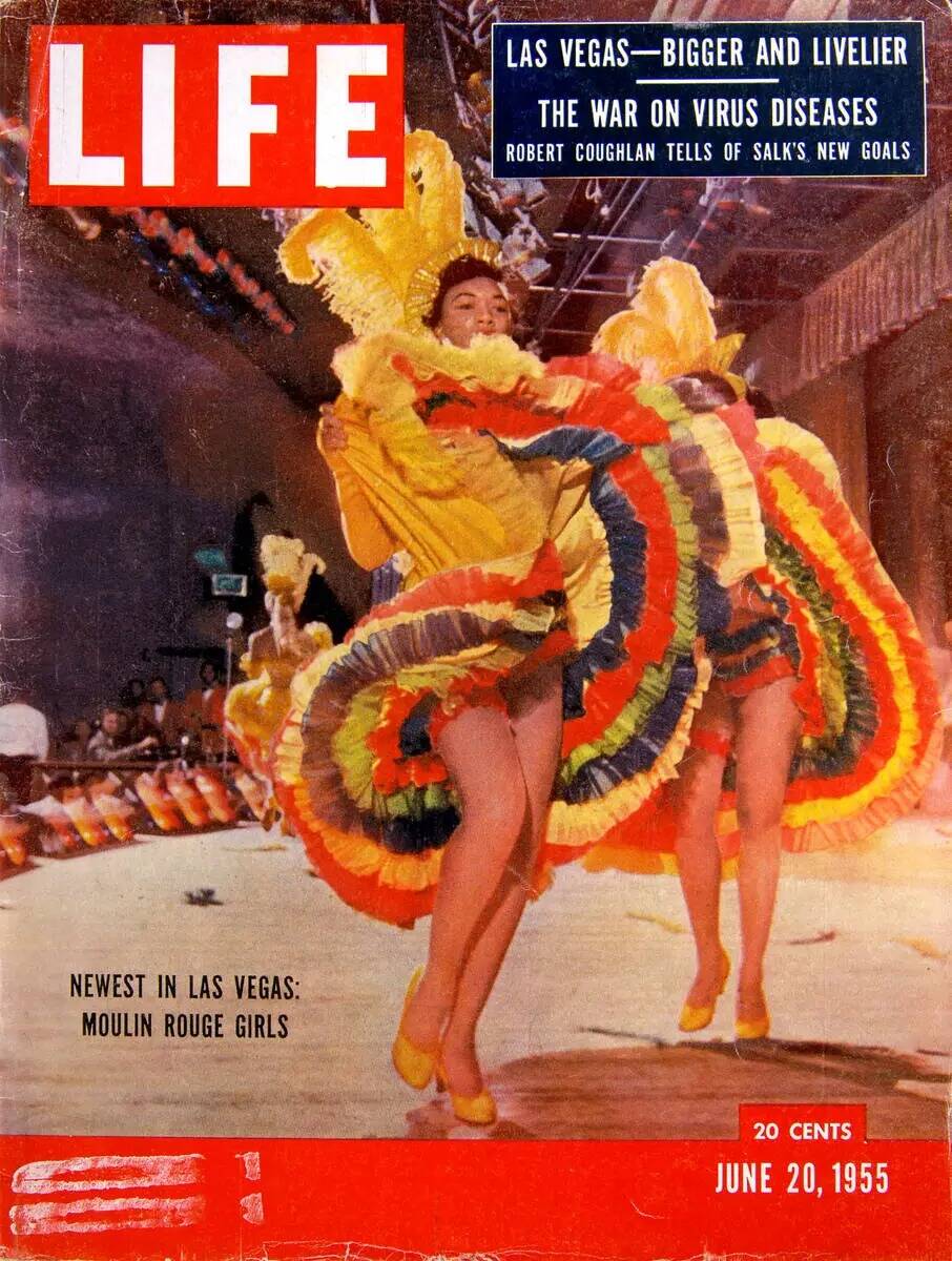 Moulin Rouge en la portada de la revista Life, número del 20 de junio de 1955. copia de Bob Br ...
