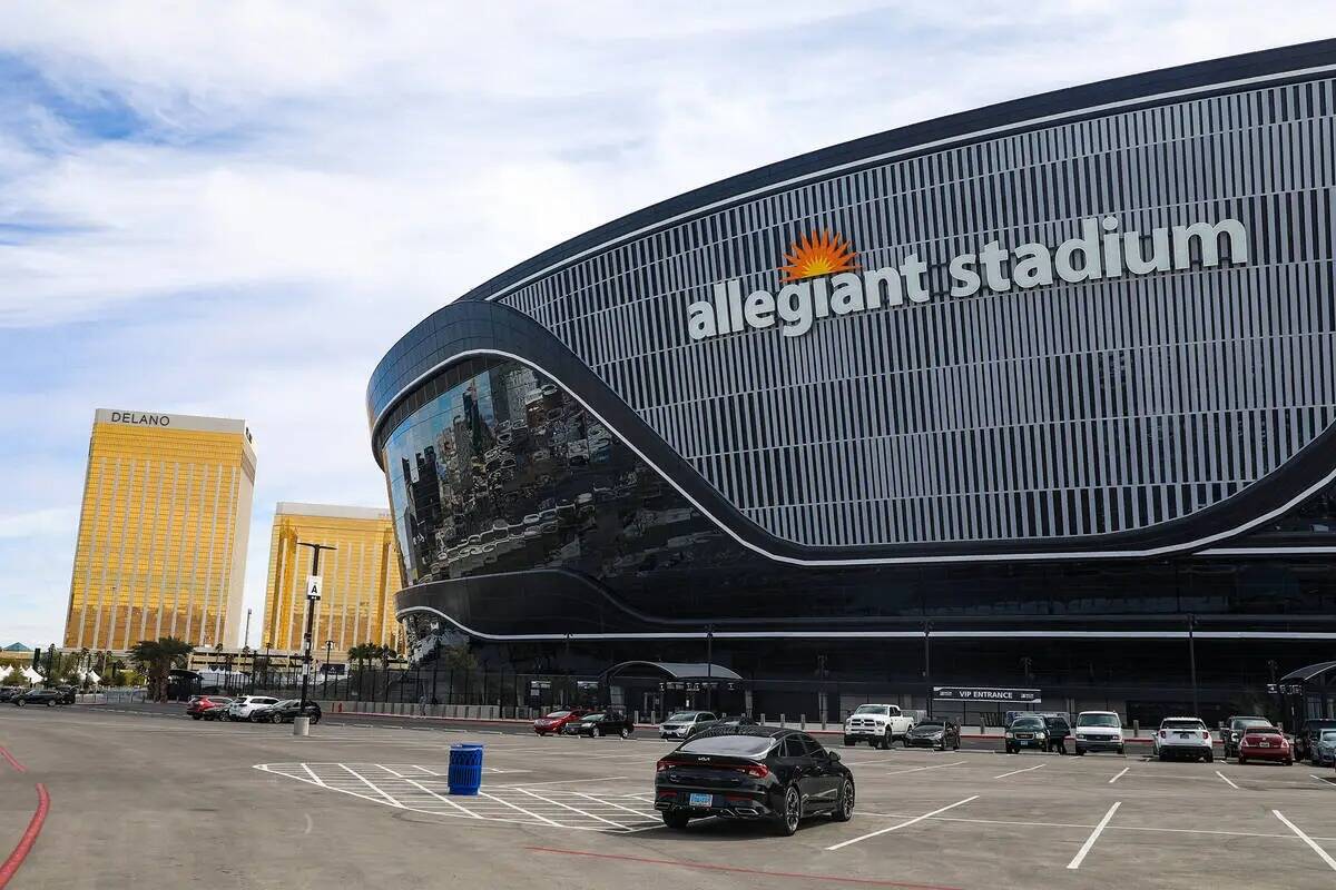 Allegiant Stadium en Las Vegas, lunes 6 de marzo de 2023. (Rachel Aston/Las Vegas Review-Journa ...