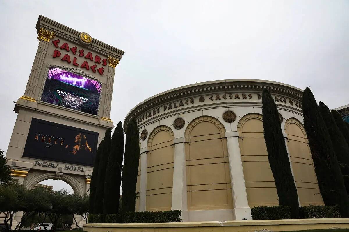 La rotonda del Caesars Palace en Las Vegas, el martes 14 de marzo de 2023. La estructura está ...