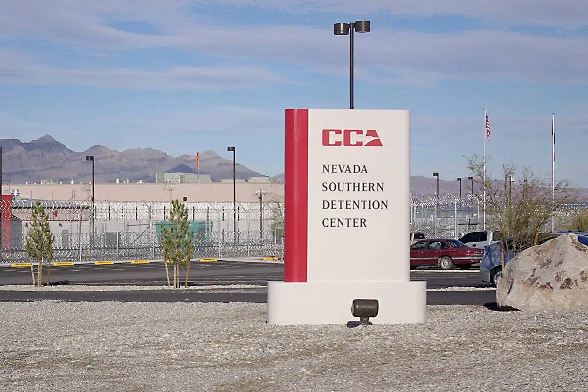Centro de Detención del Sur de Nevada (Las Vegas Review-Journal/Archivo)