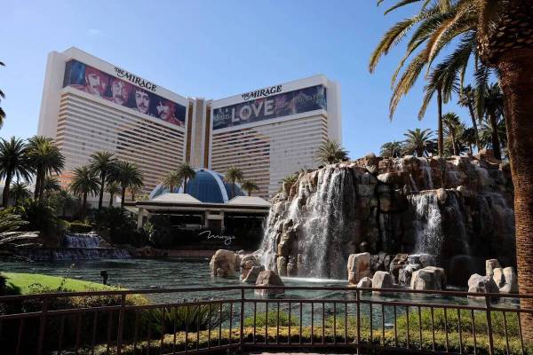 The Mirage en el Strip de Las Vegas el martes 7 de marzo de 2023. (K.M. Cannon/Las Vegas Review ...