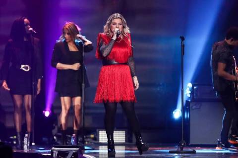 Kelly Clarkson se presenta en iHeartRadio Music Festival 2018 Día 2 celebrado en T-Mobile Aren ...