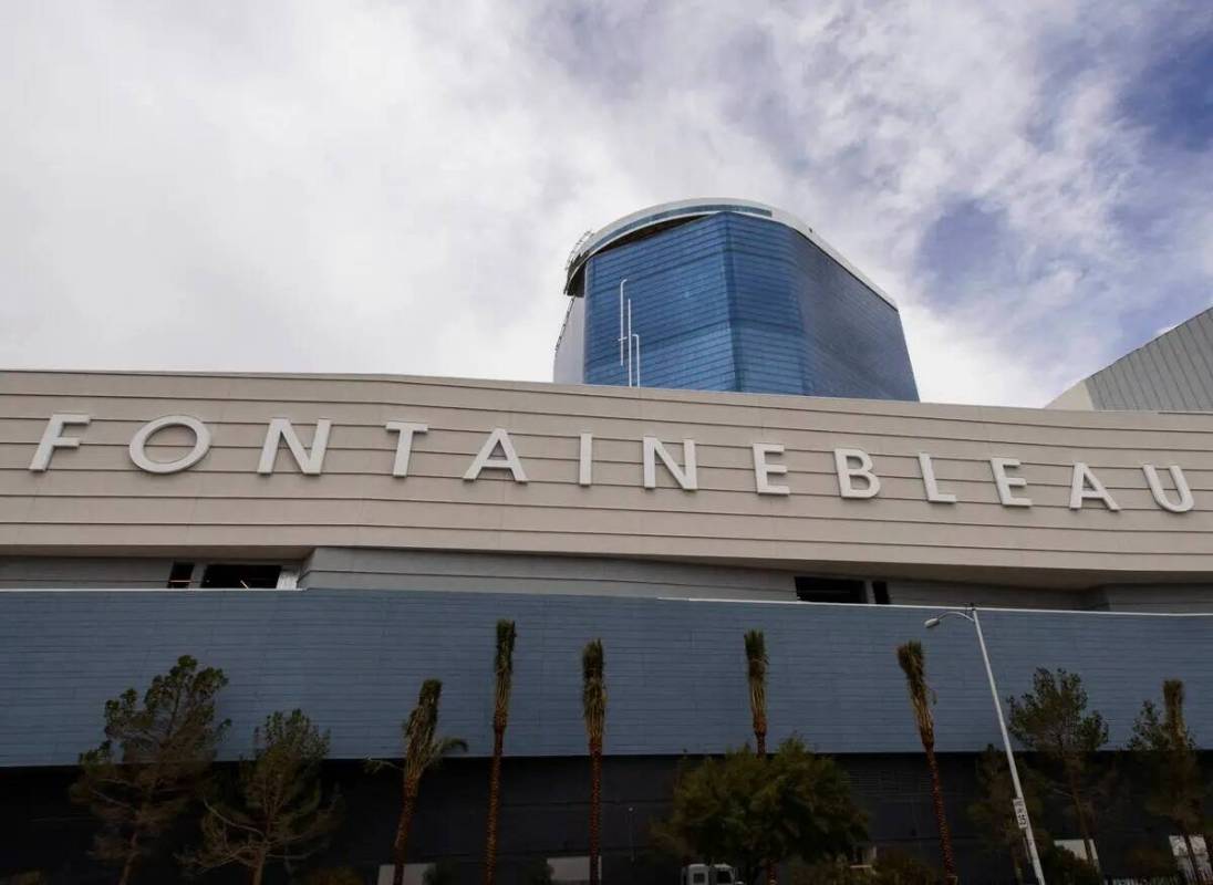 La construcción en marcha en Fontainebleau Las Vegas, el miércoles 12 de abril de 2023, en La ...