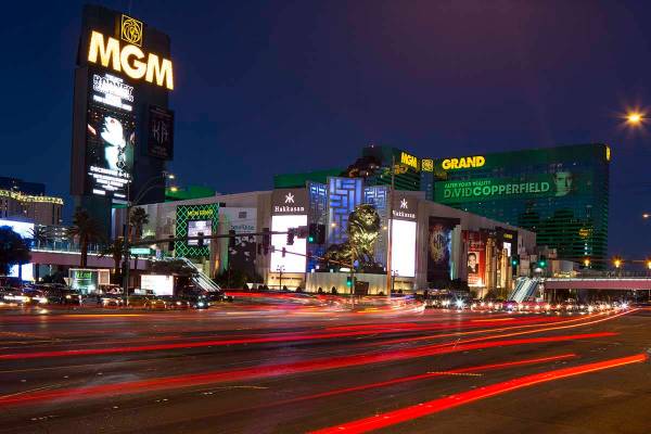MGM Grand en el Strip de Las Vegas el sábado 15 de diciembre de 2018. (Foto: Richard Brian / L ...