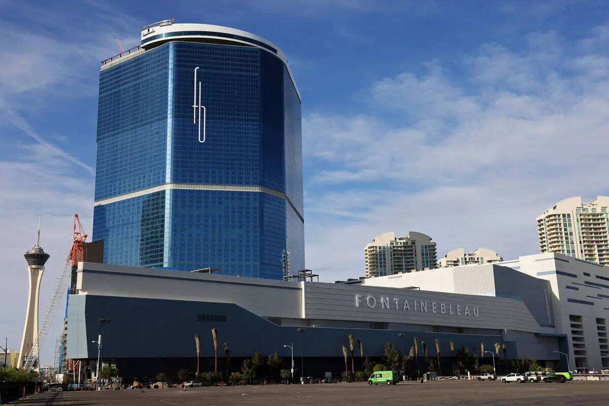 Fontainebleau Las Vegas en el Strip el lunes 1° de mayo de 2023. La inauguración del hotel-ca ...