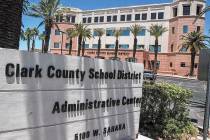 Edificio administrativo del Distrito Escolar del Condado Clark (Las Vegas Review-Journal)