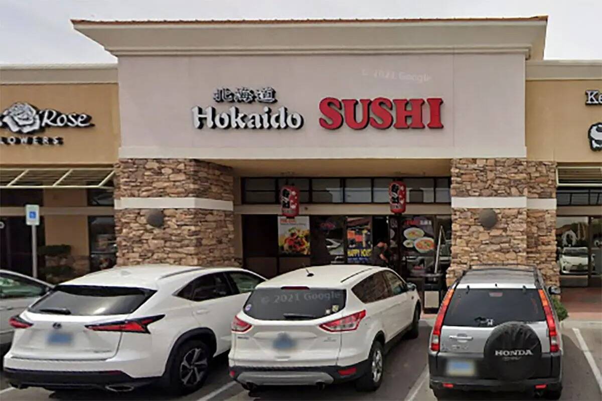 Hokaido Sushi en 6015 S. Fort Apache Road se ve en una captura de pantalla. (Google)