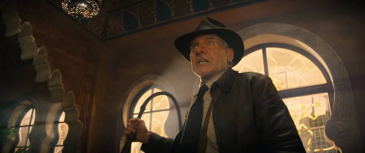 Indiana Jones (Harrison Ford) en " Indiana Jones and the Dial of Destiny" de Lucasfilm. (Lucasf ...