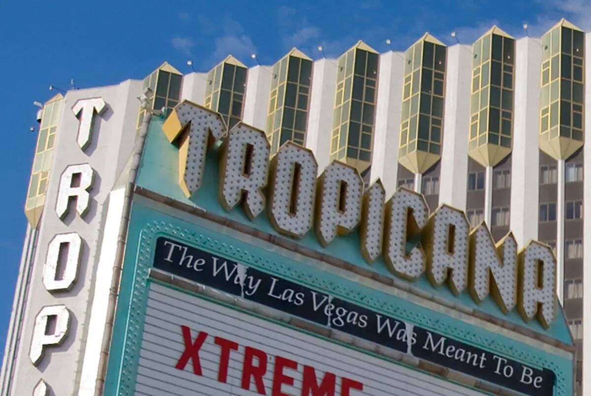 El resort Tropicana en Las Vegas (Las Vegas Review-Journal)