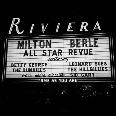 Milton Berle en Riviera el 31 de diciembre de 1955. (Las Vegas News Bureau)