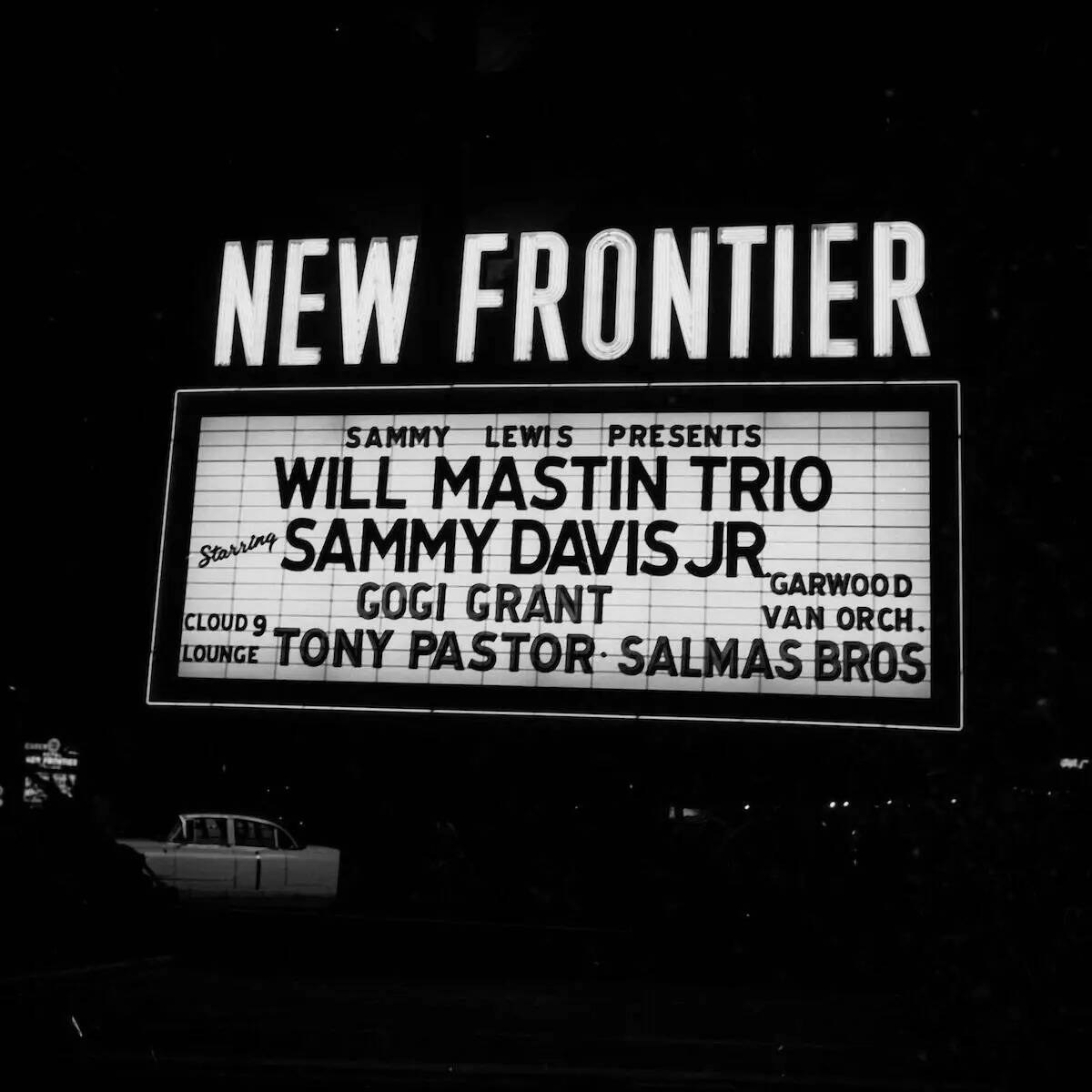 Will Maston Trio, con Sammy Davis Jr., en el New Frontier el 31 de diciembre de 1955. (Las Vega ...
