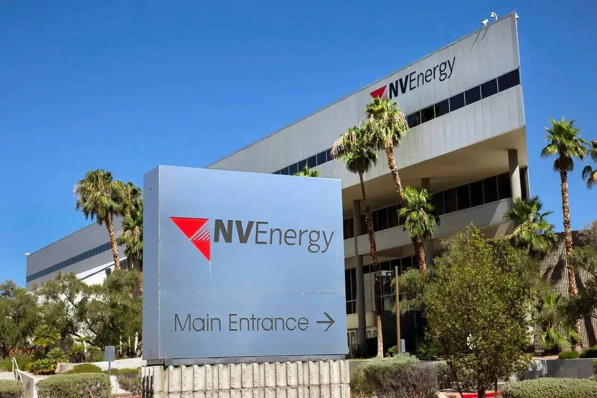 El edificio de la sede de NV Energy se ve el jueves, 16 de julio de 2020, en Las Vegas. (Bizuay ...