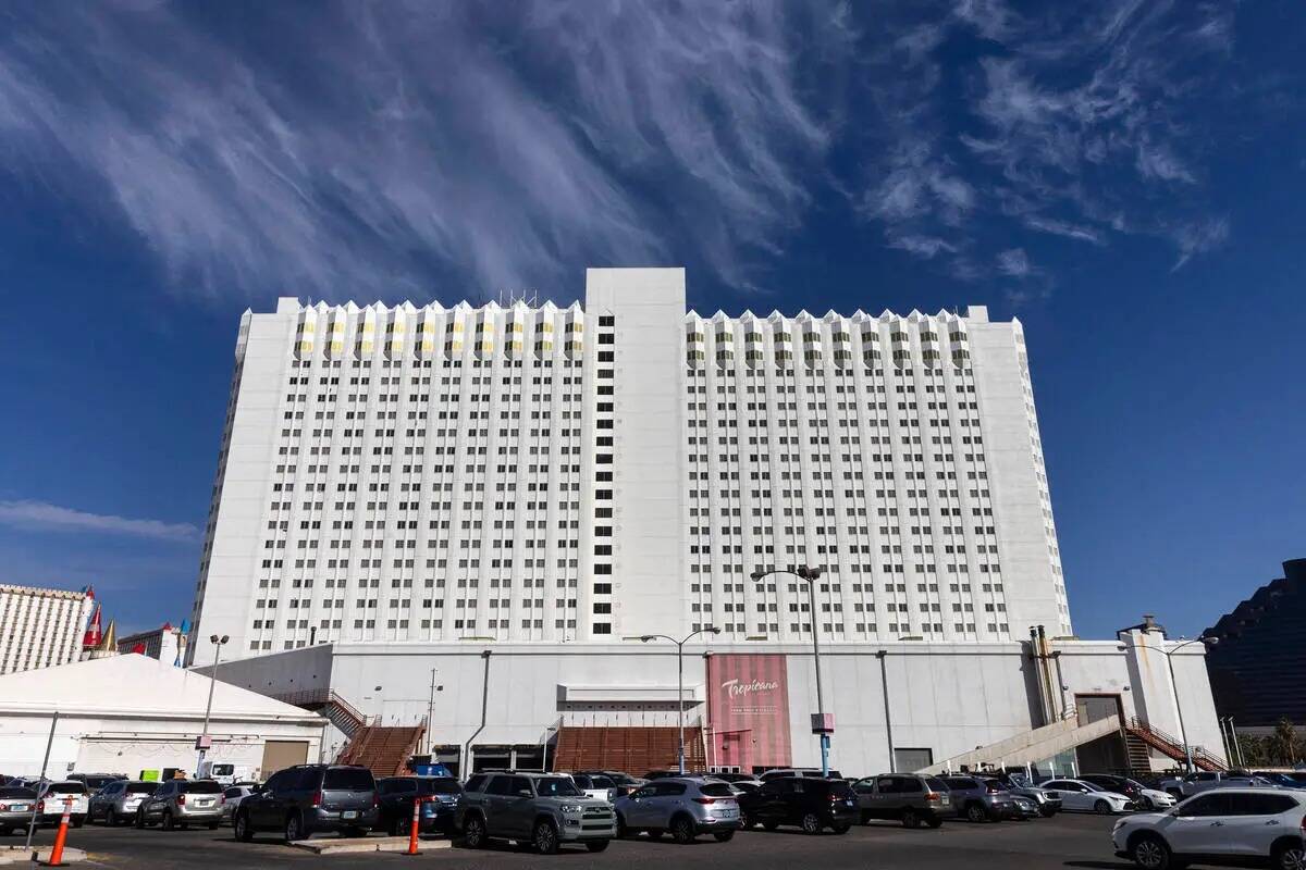 El sitio del hotel-casino Tropicana donde los Oakland Athletics están planeando construir un n ...
