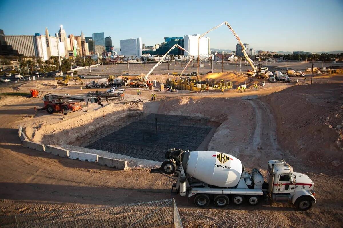 Comienzan las obras de cimentación de la rueda de observación SkyVue en el Strip de Las Vegas ...