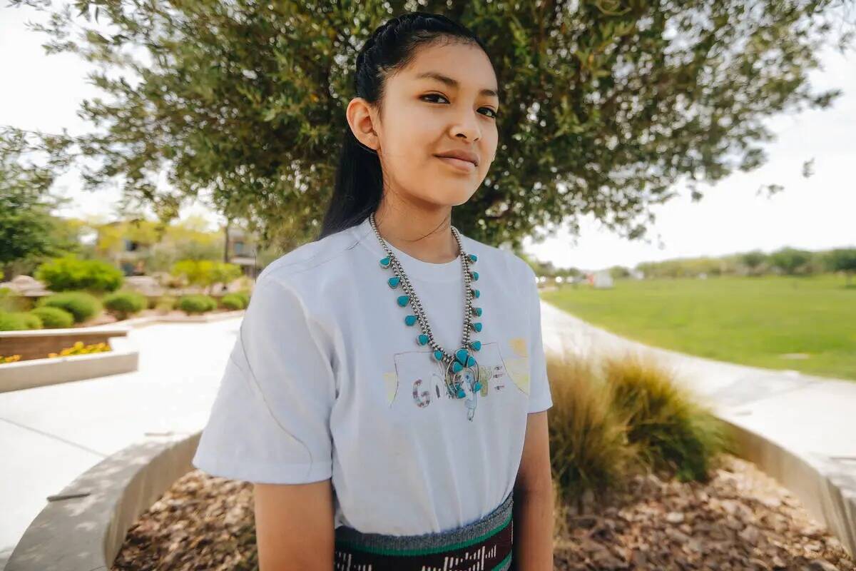 Shanea Anna Chee, de 12 años, posa para una fotografía el jueves 25 de mayo de 2023, en el Ca ...