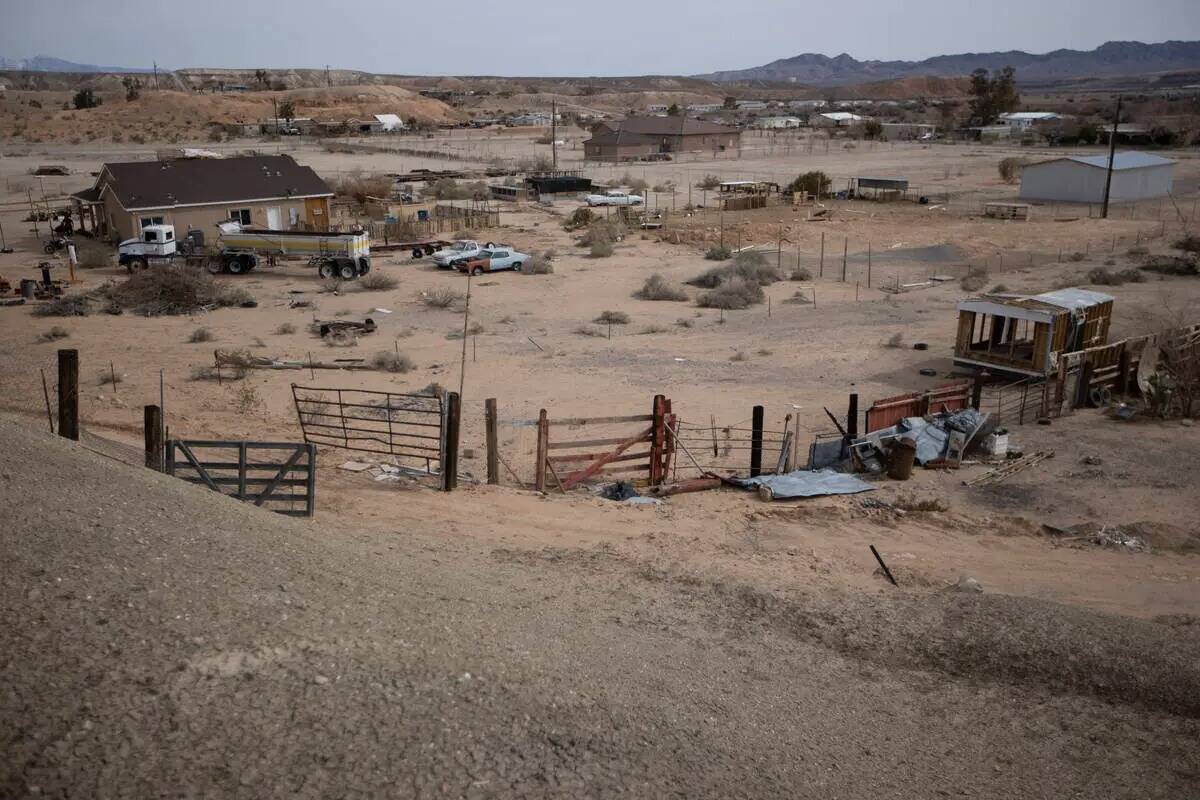 El vecindario de Lytle Ranch en Moapa, Nevada, el viernes 17 de febrero de 2023. (Erik Verduzco ...