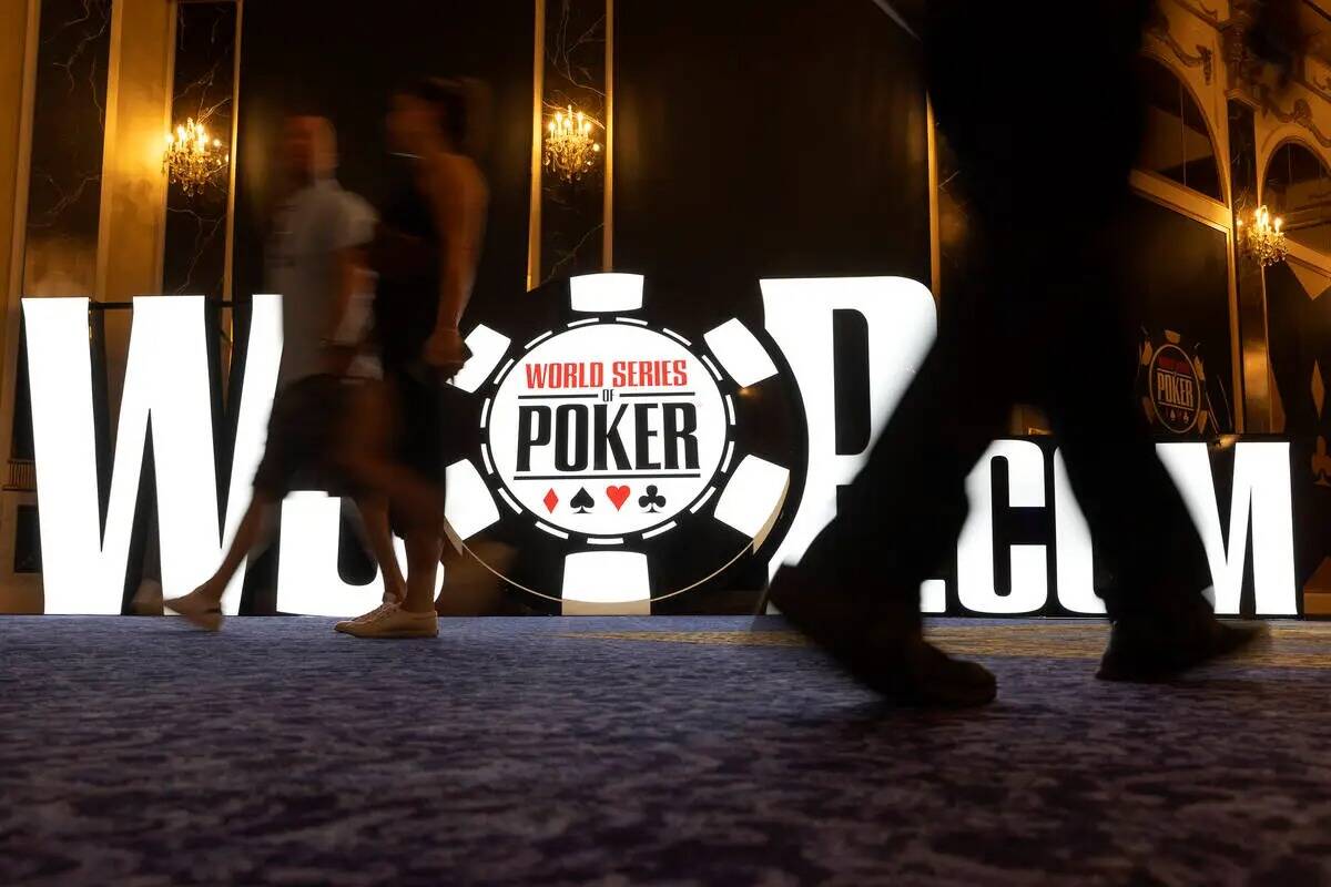 El primer día de las World Series of Poker está en marcha en Horseshoe Las Vegas el martes 30 ...