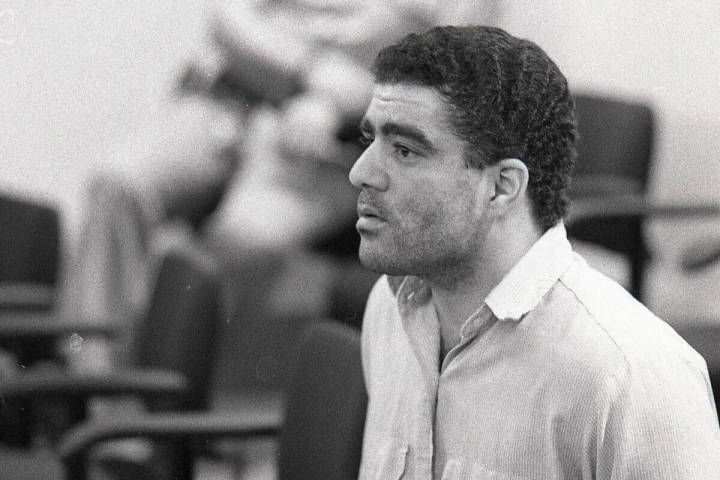 Carlos Gurry comparece ante el tribunal el 21 de febrero de 1991, en relación con el asesinato ...