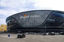 Allegiant Stadium en Las Vegas, lunes 6 de marzo de 2023. (Rachel Aston/Las Vegas Review-Journa ...