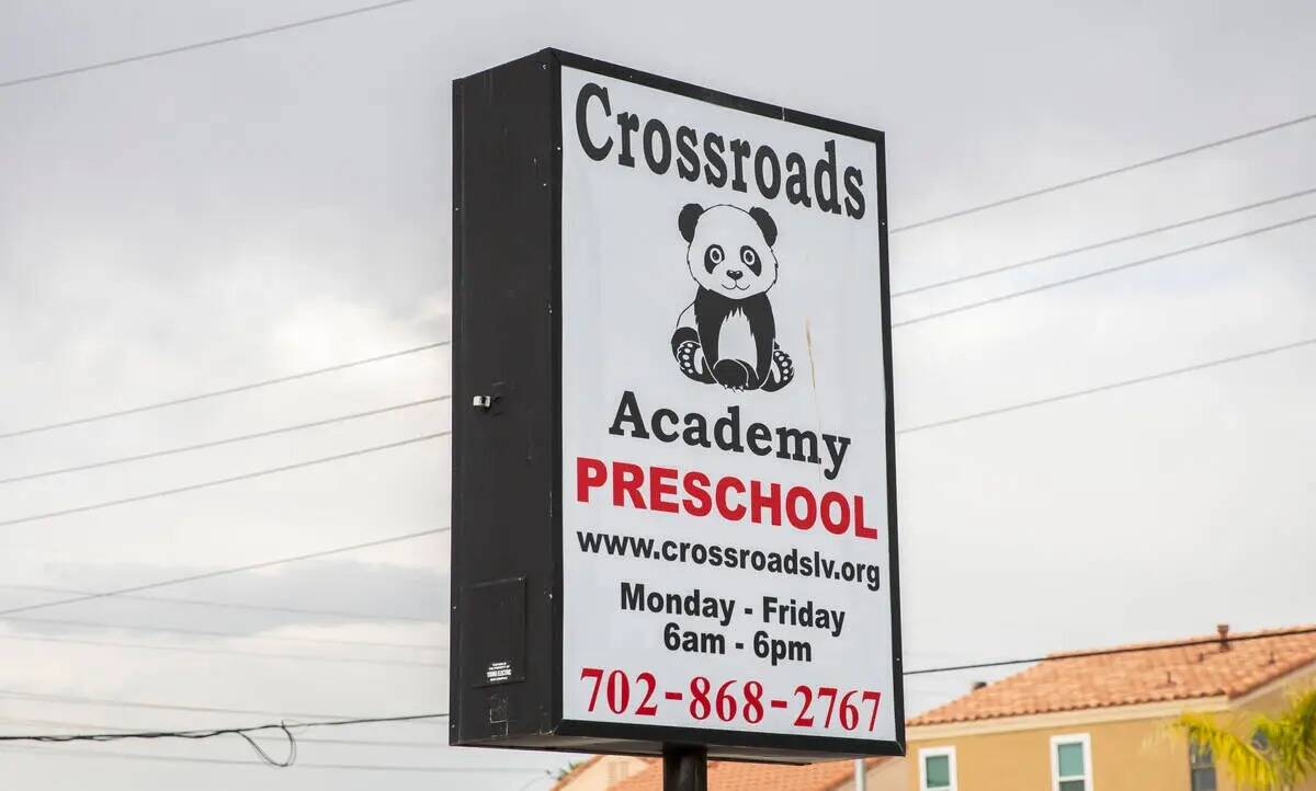 El preescolar Crossroads Academy en North Tenaya Way el miércoles 7 de junio de 2023, en Las V ...