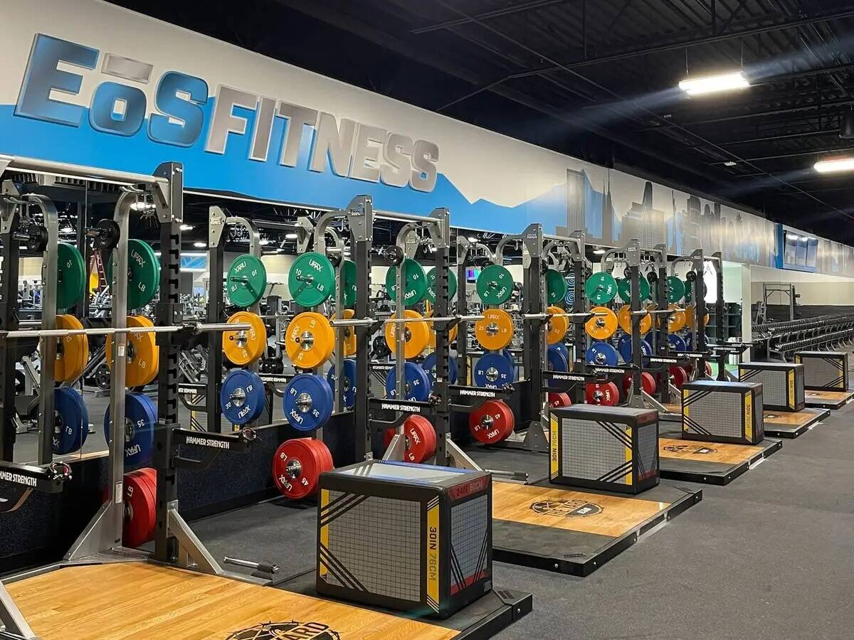 Un nuevo gimnasio EoS Fitness abrió sus puertas en Henderson el 31 de mayo. (EoS Fitness)