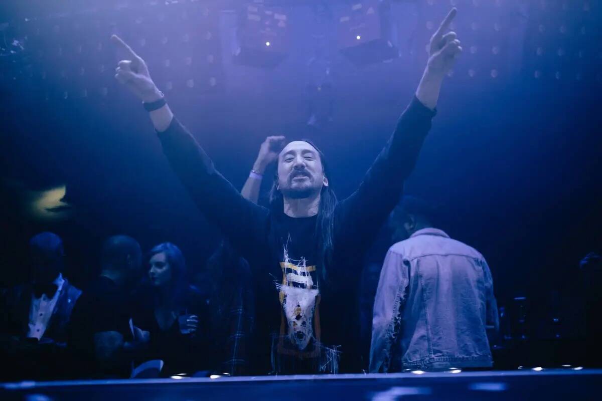 Steve Aoki, titular de cartel en Hakkasan Nightclub en Nochevieja. (Joe Janet)