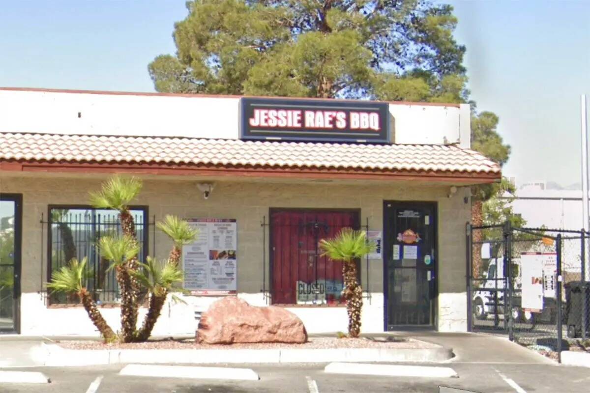 Jessie Rae's BBQ en 5611 S. Valley View Blvd., se ve en una captura de pantalla. (Google)