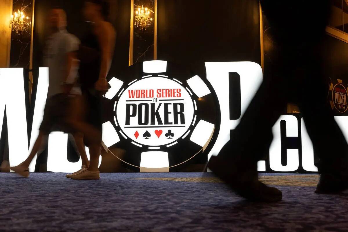El primer día de las World Series of poker está en marcha en Horseshoe Las Vegas el martes 30 ...
