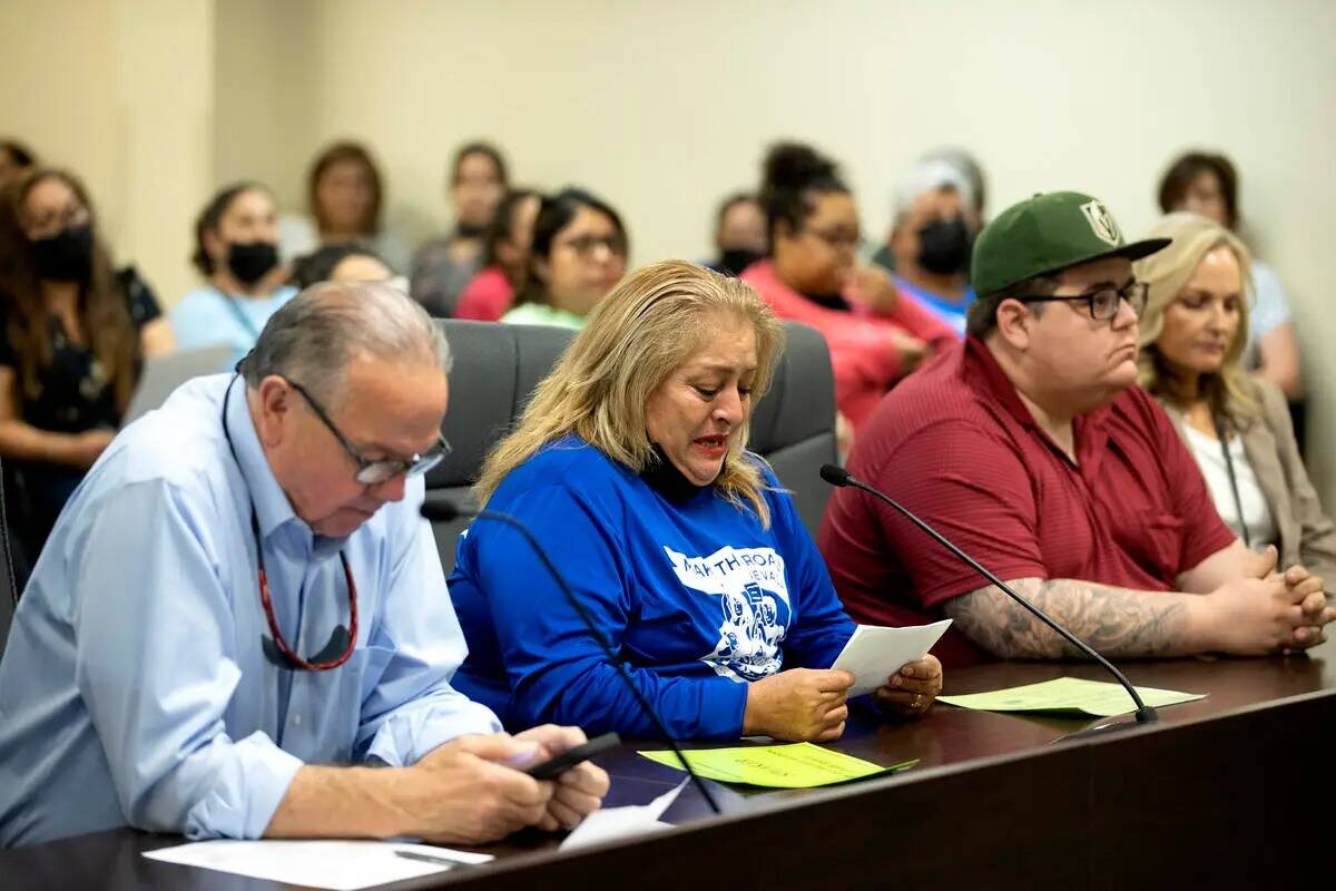 Alicia Cruz, miembro de la organización comunitaria sin fines de lucro Make the Road Nevada, l ...