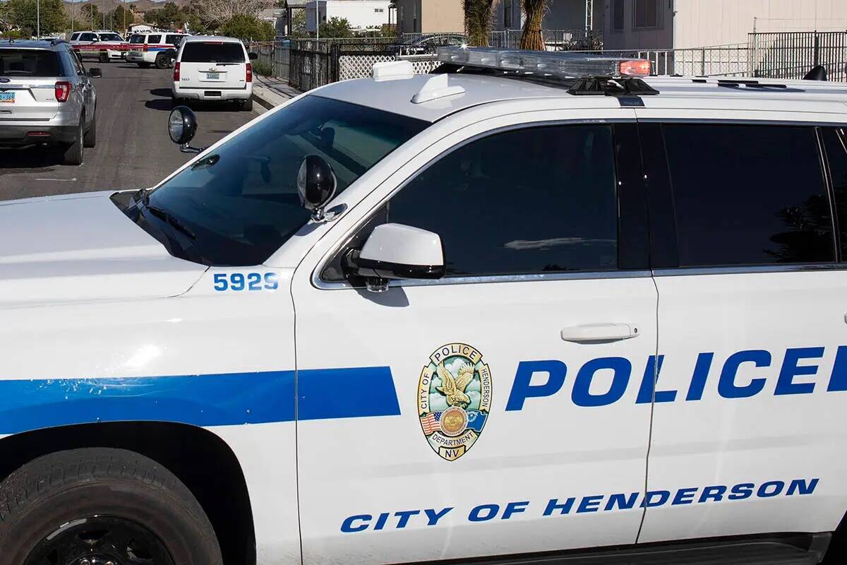 Departamento de Policía de Henderson (Ellen Schmidt/Las Vegas Review-Journal) @ellenkschmidt_