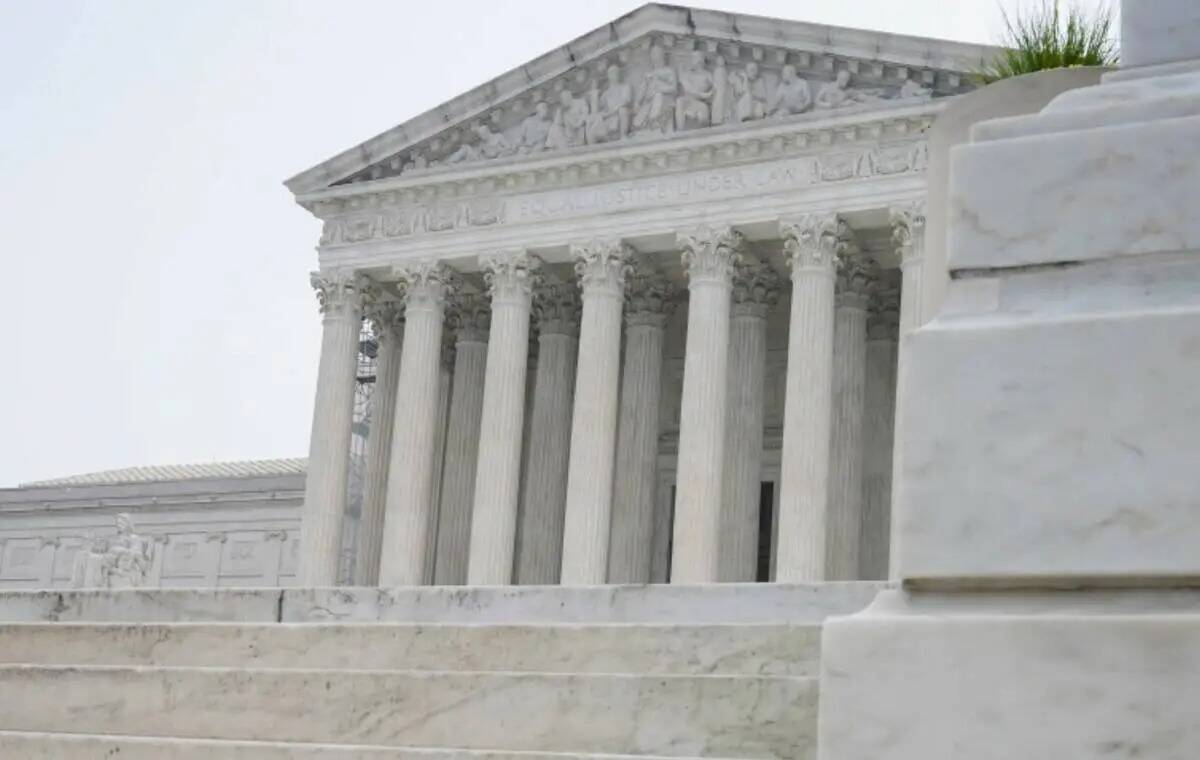 Vista del Tribunal Supremo de Estados Unidos el jueves 29 de junio de 2023, en Washington. (AP ...
