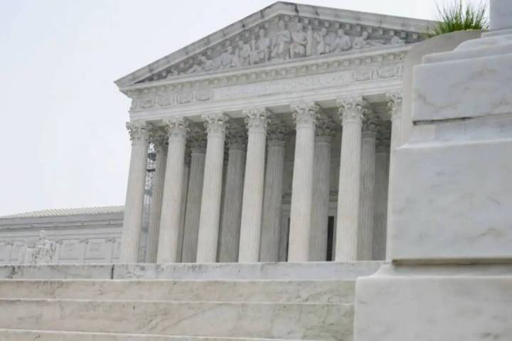 Vista del Tribunal Supremo de Estados Unidos el jueves 29 de junio de 2023, en Washington. (AP ...