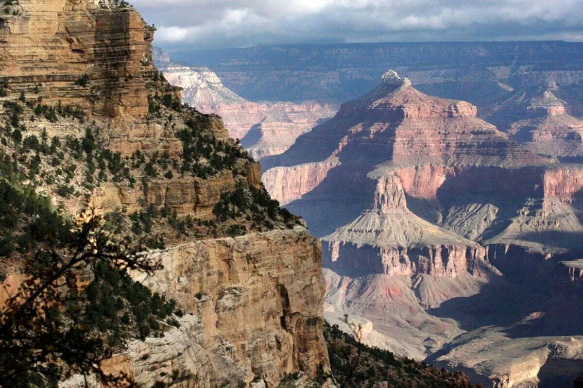 Vista desde el South Rim del Parque Nacional del Gran Cañón en octubre de 2012. (AP Photo/Ric ...