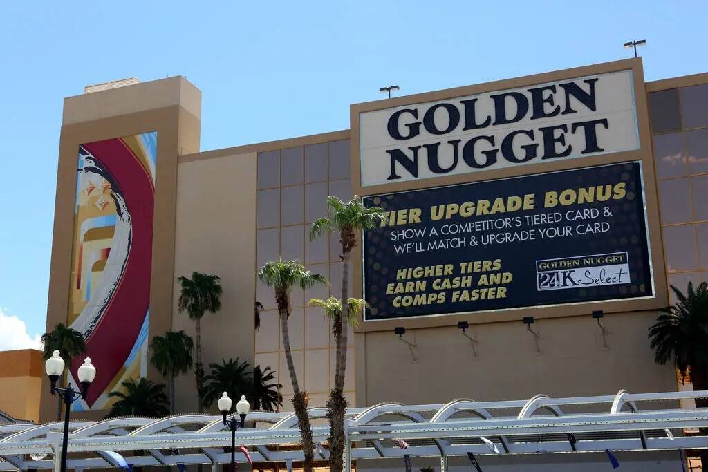 El hotel-casino Golden Nugget, en Laughlin, el sábado 26 de agosto de 2017. (Michael Quine/Las ...