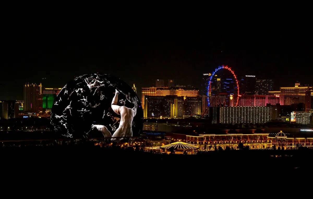 La MSG Sphere ilumina el horizonte de Las Vegas con un deslumbrante espectáculo para celebrar ...