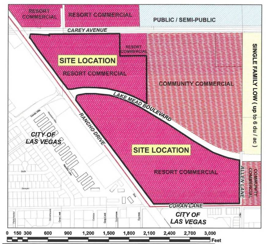 Un concepto de uso preliminar para el antiguo sitio de Texas Station.