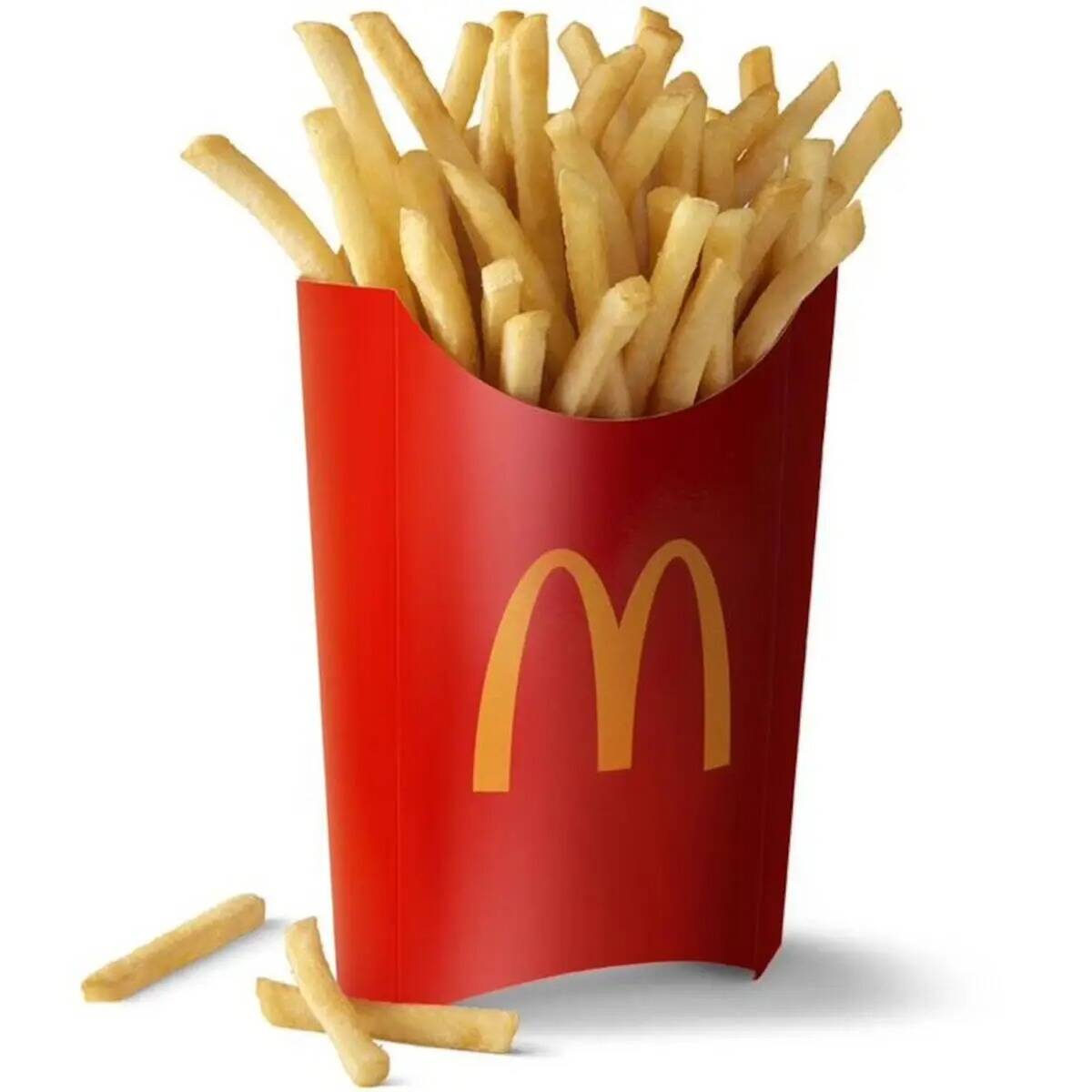 Las clásicas rojas, amarillas, calientes y crujientes: Las papas fritas de McDonald's. (McDona ...