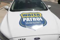 Una patrulla del distrito de agua del valle de Las Vegas (Las Vegas Review-Journal)