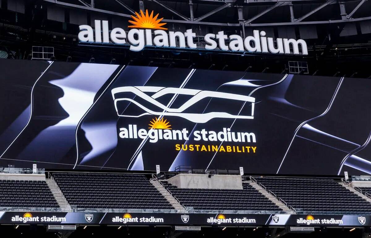 Allegiant Stadium ya cuenta con la certificación LEED Gold gracias a los numerosos programas d ...