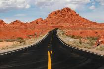 El Valley of Fire State Park se ve en junio de 2015 en Overton. (Las Vegas-Review Journal)