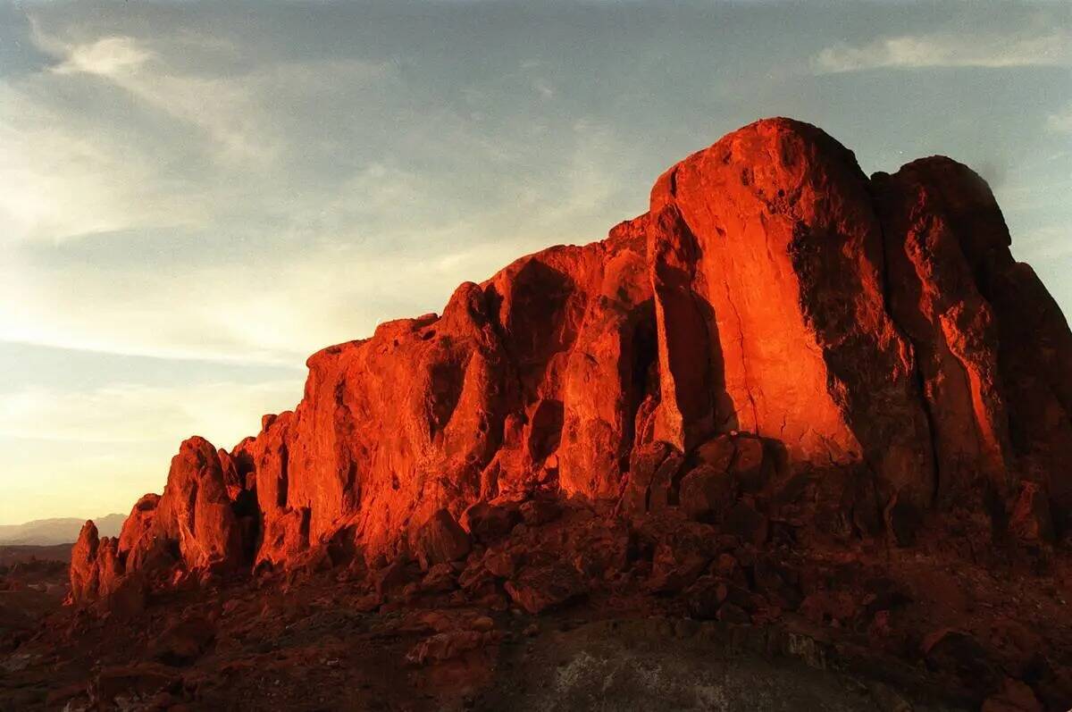 Una formación rocosa en el Valley of Fire State Park. (Las Vegas Review-Journal)