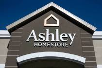 Ashley HomeStore (Bizuayehu Tesfaye/Las Vegas Review-Journal)