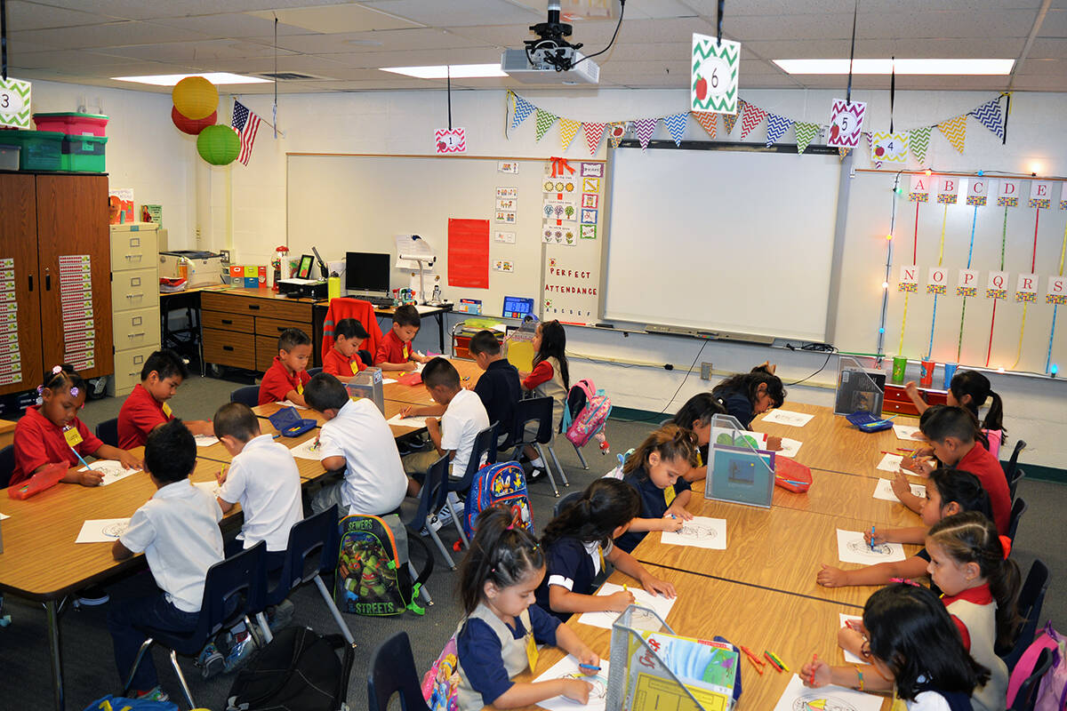 El CCSD recuerda a los padres información importante sobre el primer día de clases. En la fot ...