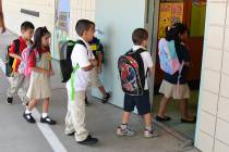 El CCSD recuerda a los padres información importante sobre el primer día de clases. En la fot ...