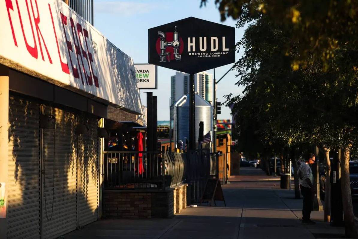 HUDL Brewing Company en el Arts District de Las Vegas, martes 25 de julio de 2023. (Rachel Asto ...